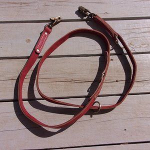 Ray Allen Leather Convertible Service Dog Leash